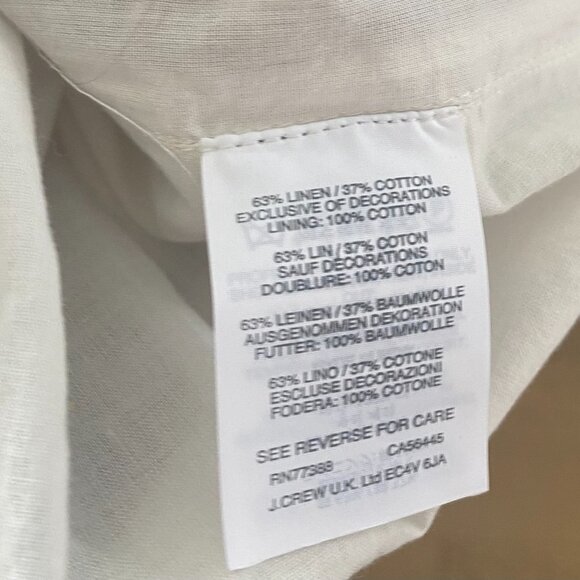 J. Crew Embroidered Linen Tank Dress - Picture 10 of 10